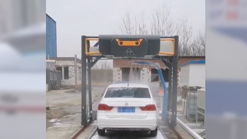 Single Arm Touchless Car Wash Machine