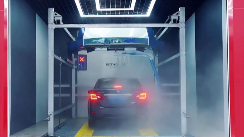 Single Arm Touchless Car Wash Machine